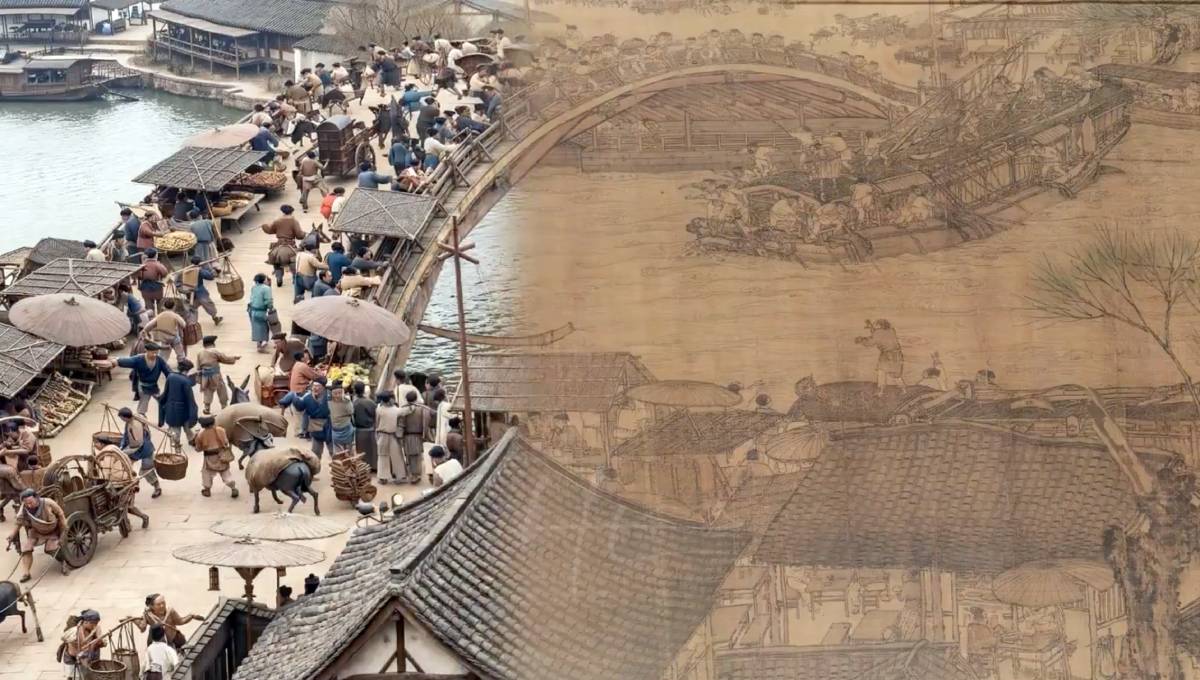 Animerade kinesiska målningar