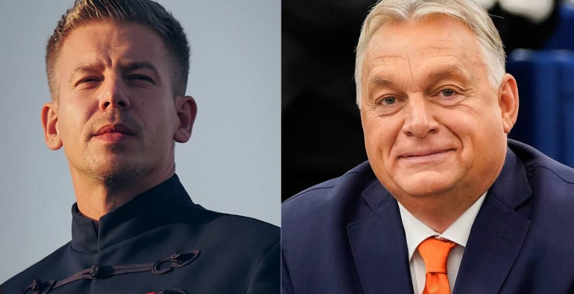 Ungerns nya premiärminister Peter Magyar 2026 och Viktor Orban, Ungerns premiärminister 2010-2026.