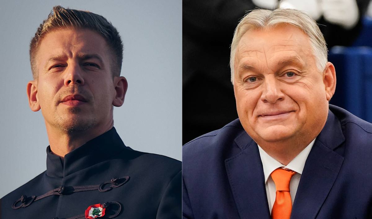 Ungerns nya premiärminister Peter Magyar 2026 och Viktor Orban, Ungerns premiärminister 2010-2026.