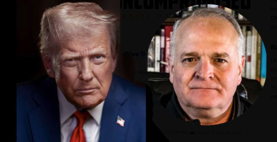 Donald Trump och fd stridspiloten Daniel Davis