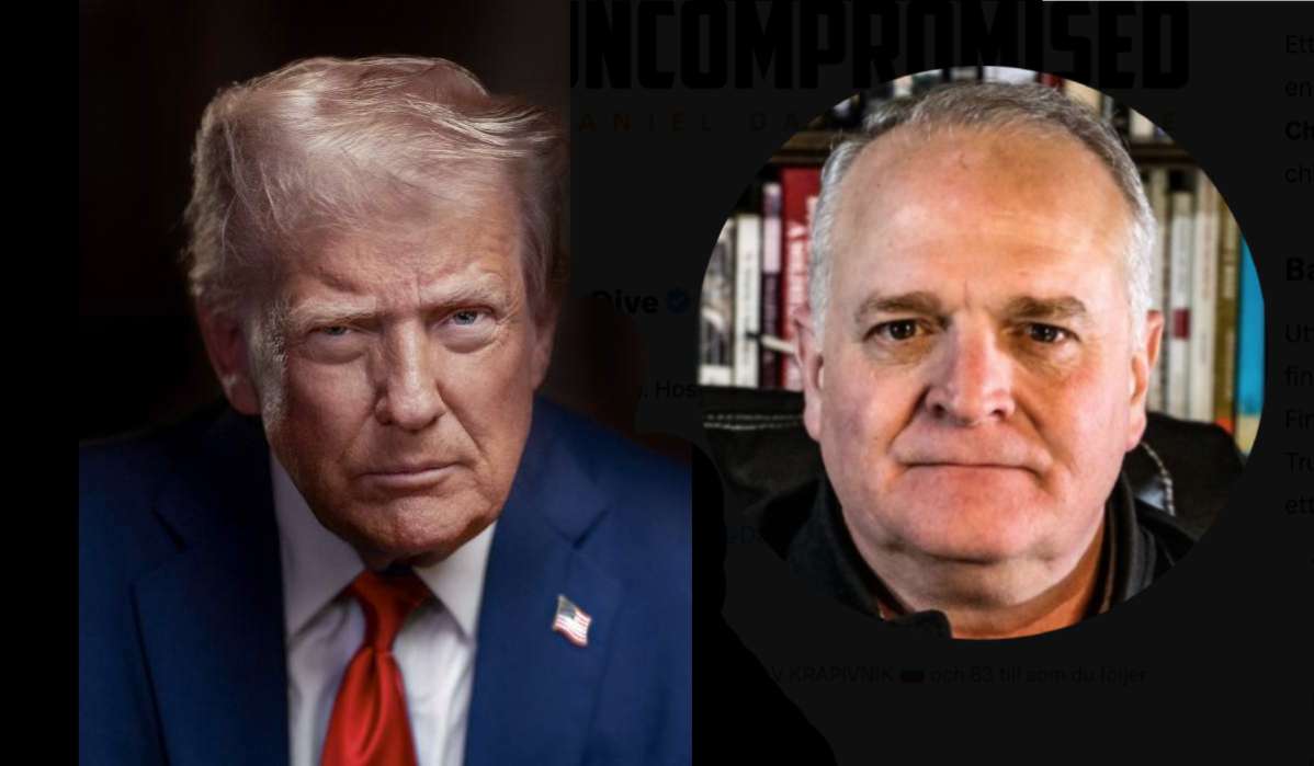 Donald Trump och fd stridspiloten Daniel Davis