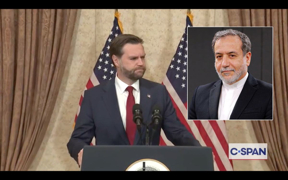 JD Vance och Abbas Araghchi