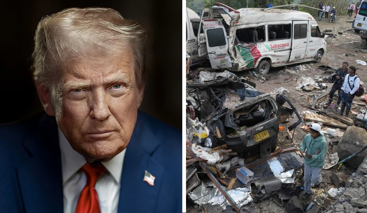 Donald Trump och ett bombattentat i Colombia