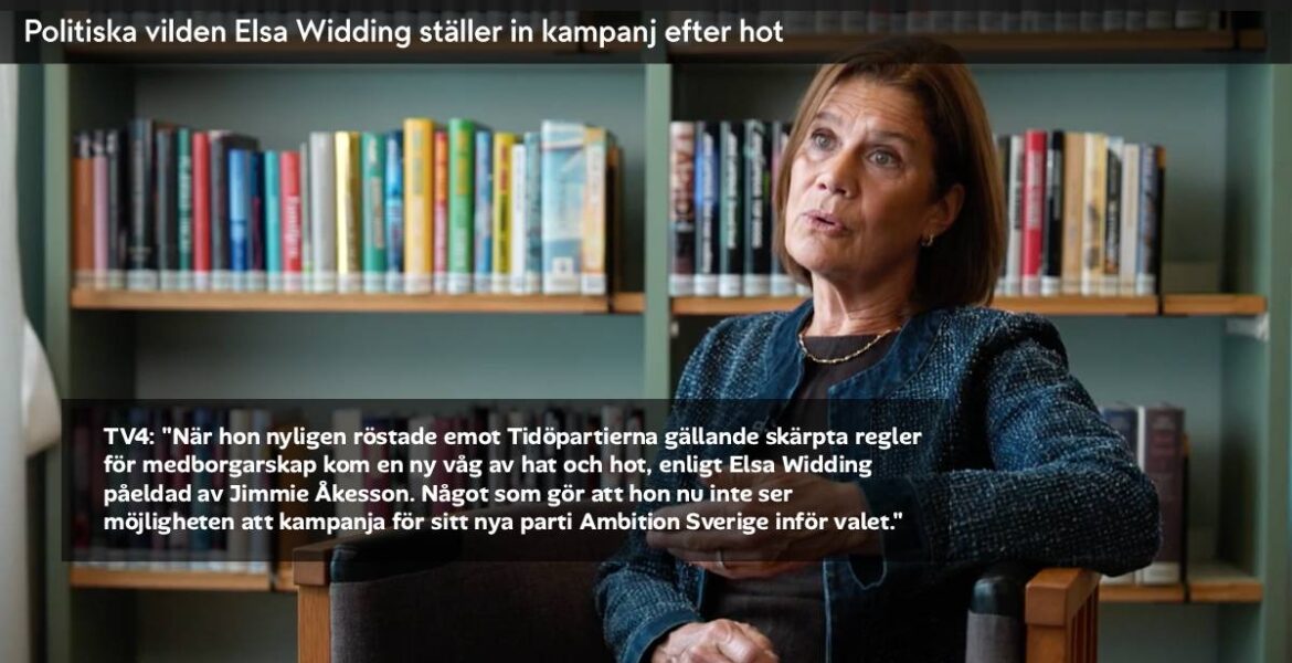 Elsa Widding TV4, 25 maj 2026