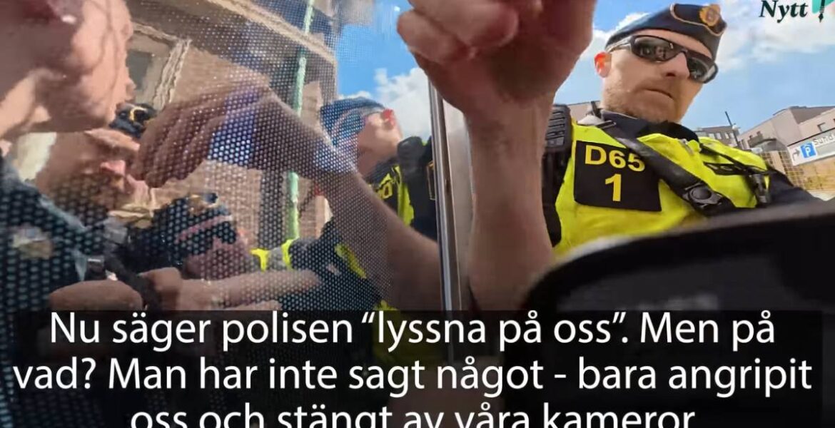 Frihetsnytt angrips av polisen