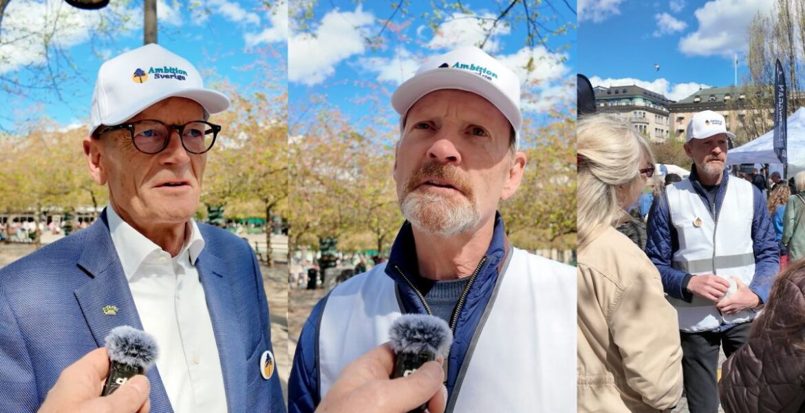Bo Hansson och Thomas Åkerberg besökte Seniorfestivalen i Kungsträdgården