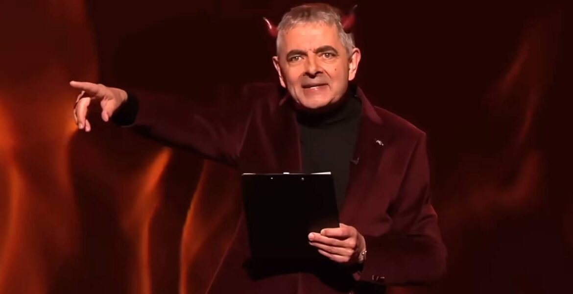 Rowan Atkinson as the Devil (Toby)