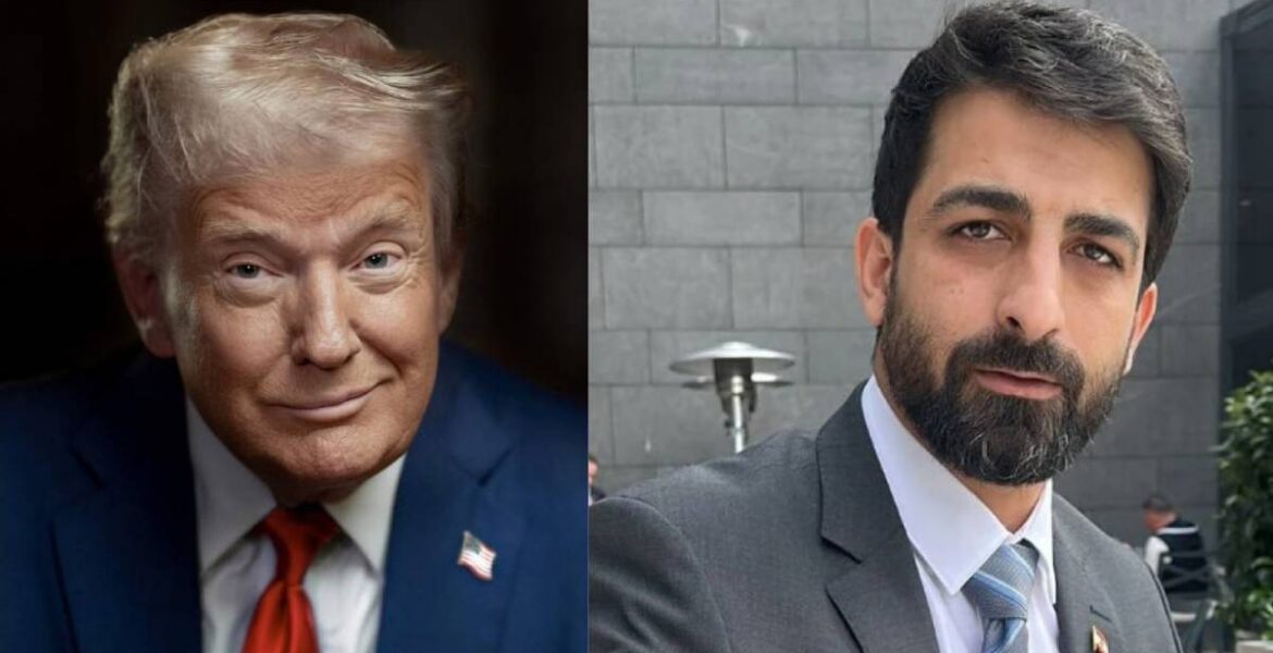 Donald Trump och diplomaten Mohamad Safa