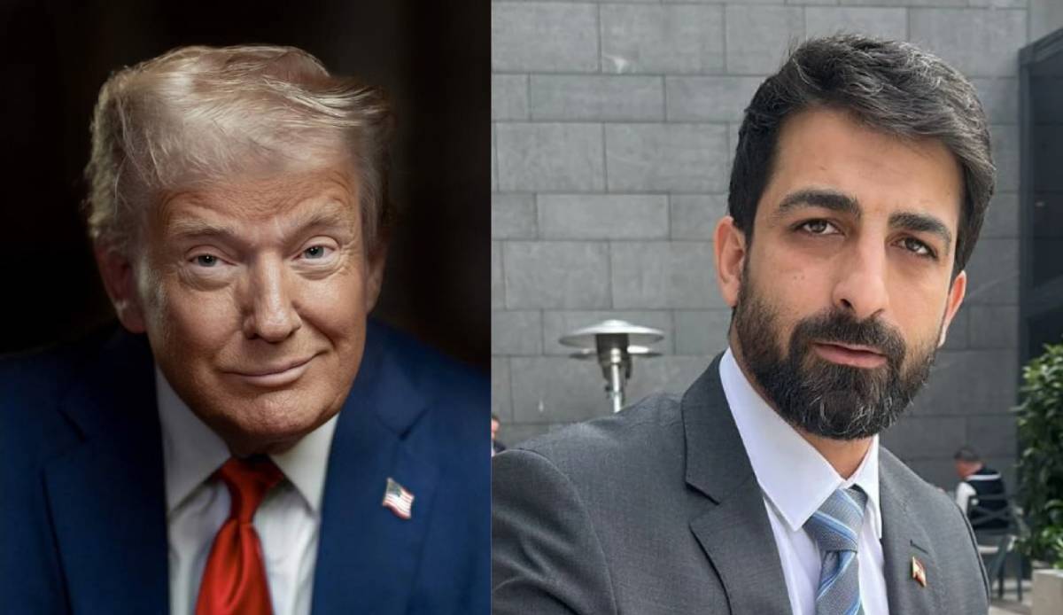 Donald Trump och diplomaten Mohamad Safa