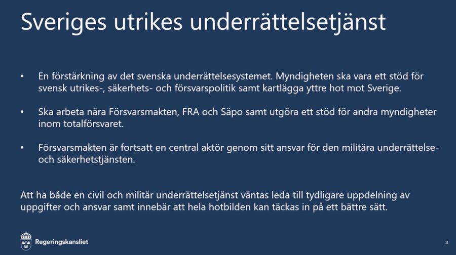 UND | Bild: Regeringskansliet