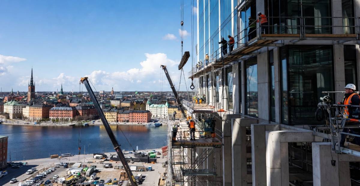 Byggarbetare i Stockholm