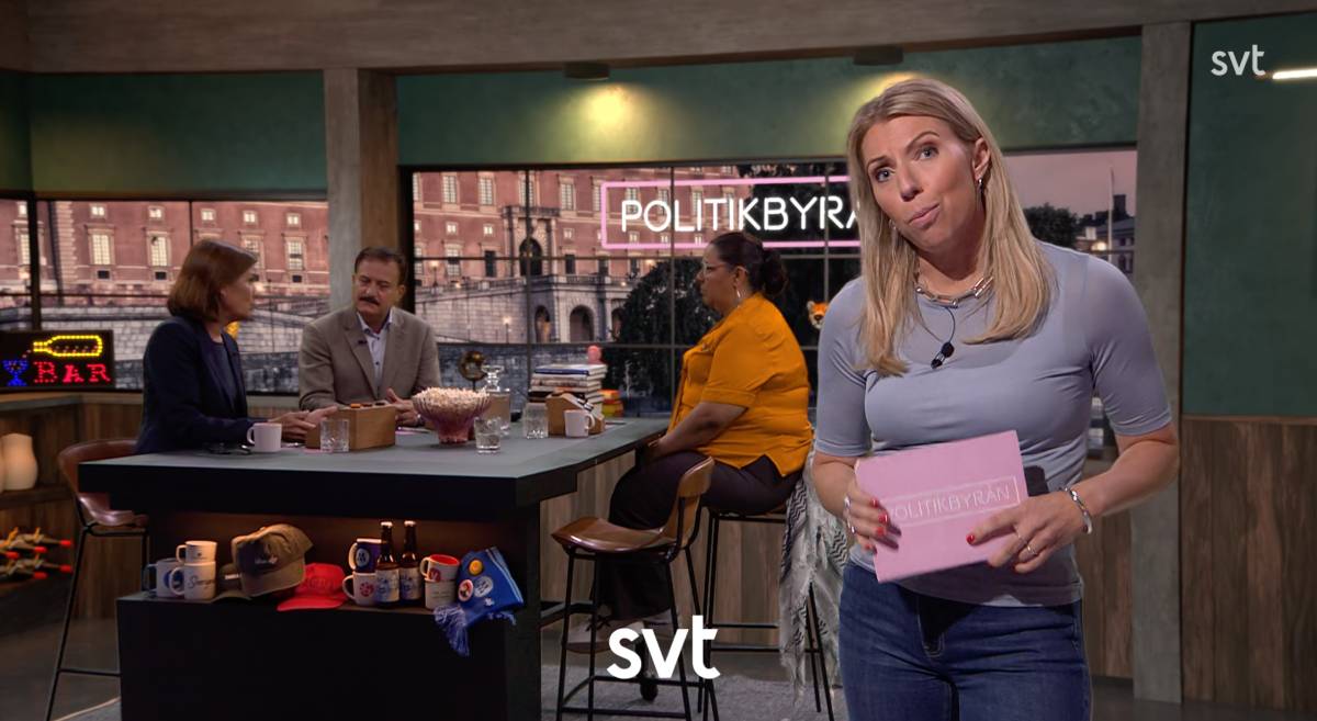 Elsa Widding på SVT Politikbyrån