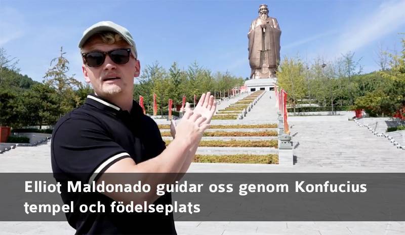 Elliot Maldonado guidar oss genom Konfucius tempel och födelseplats
