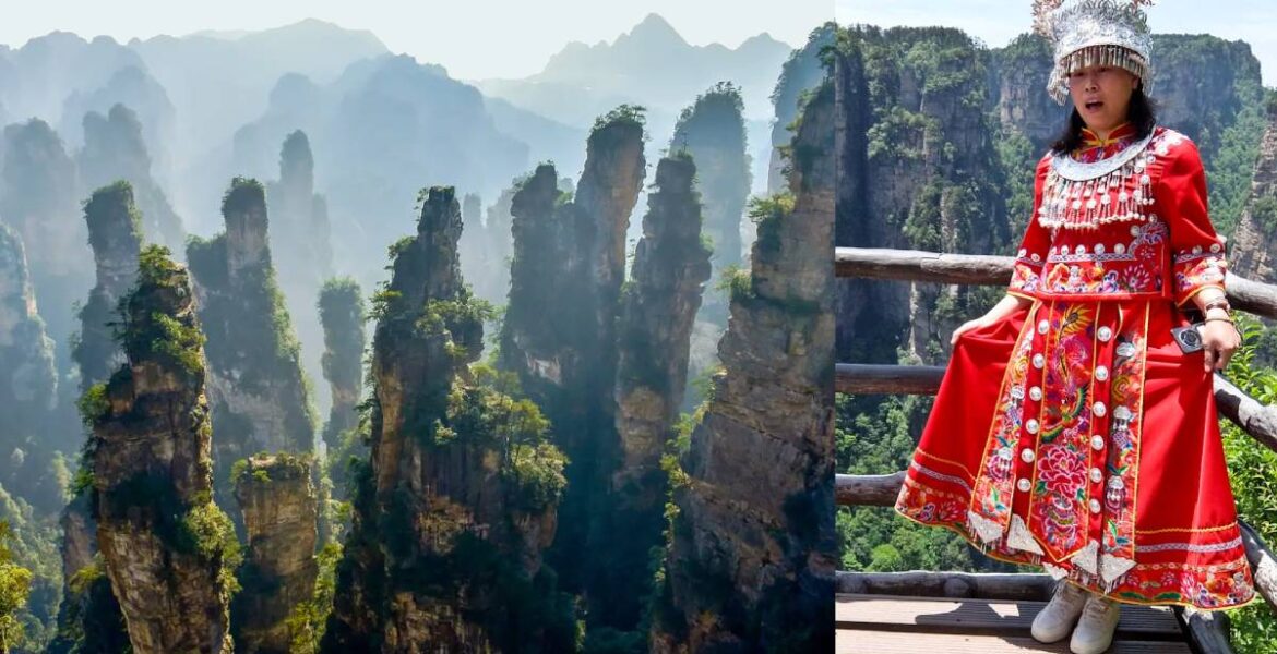 Zhangjiajie-bergen