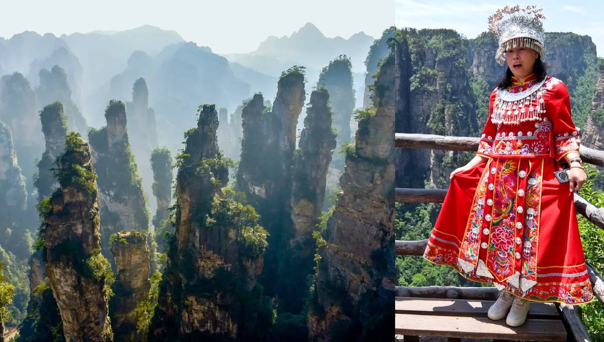 Zhangjiajie-bergen