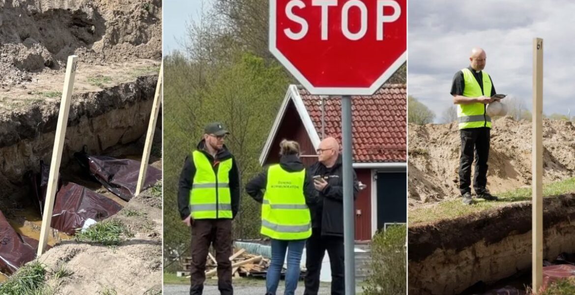 Försvarsmakten gräver NATO-massgrav med Svenska Kyrkan
