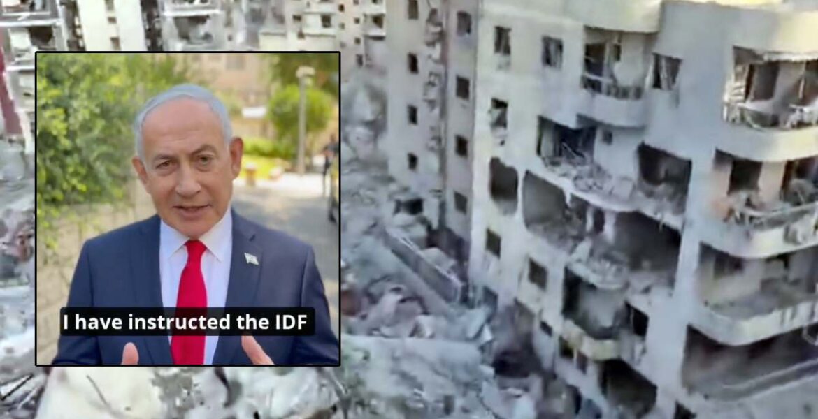 Israels destroy the ancient town Tyre in Lebanon. Netanyahu says IDF is instructed to bomb Hezbollah