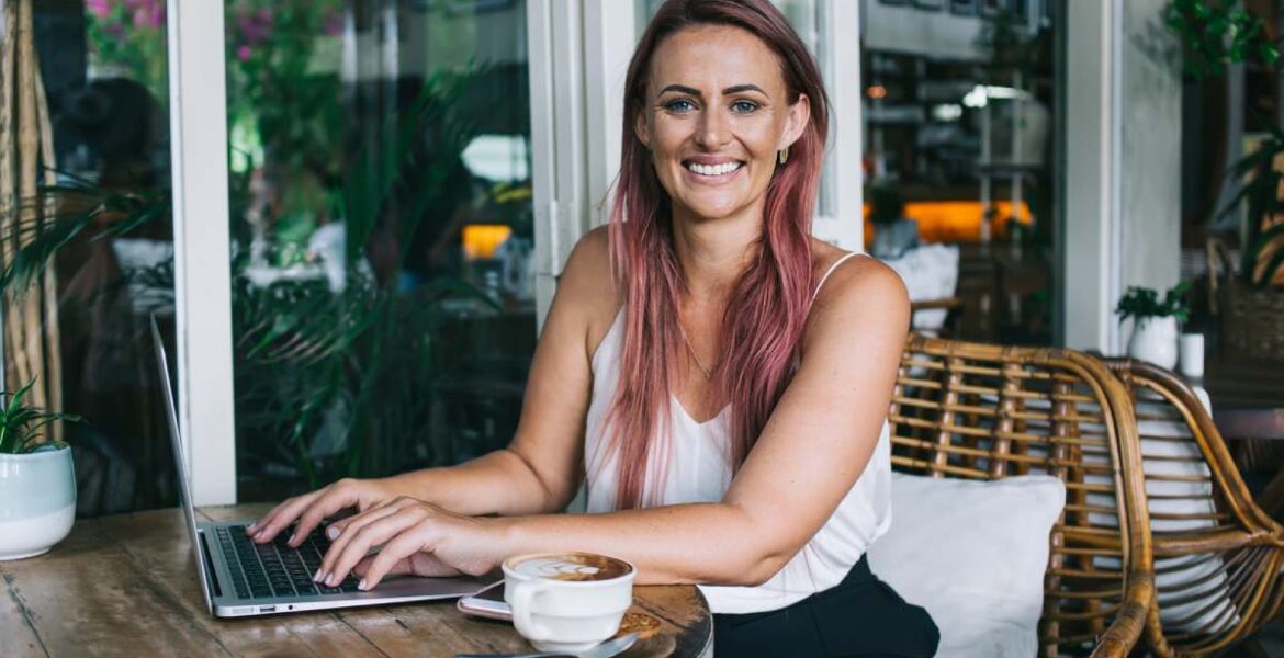 laptop woman