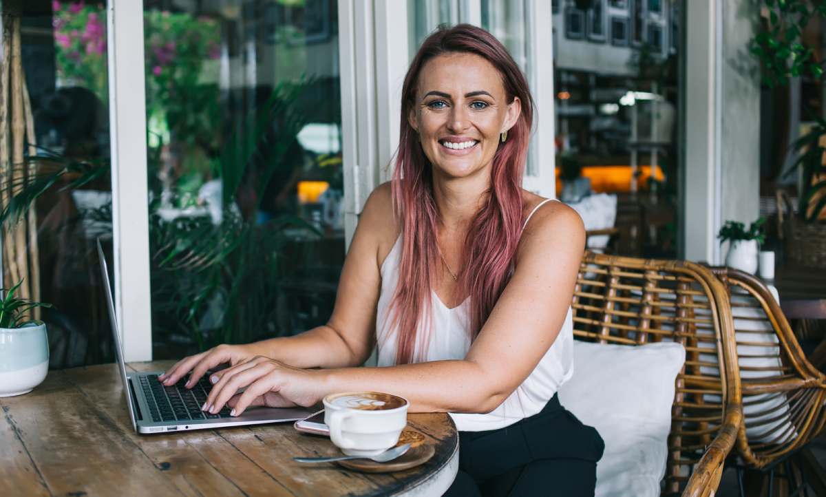 laptop woman