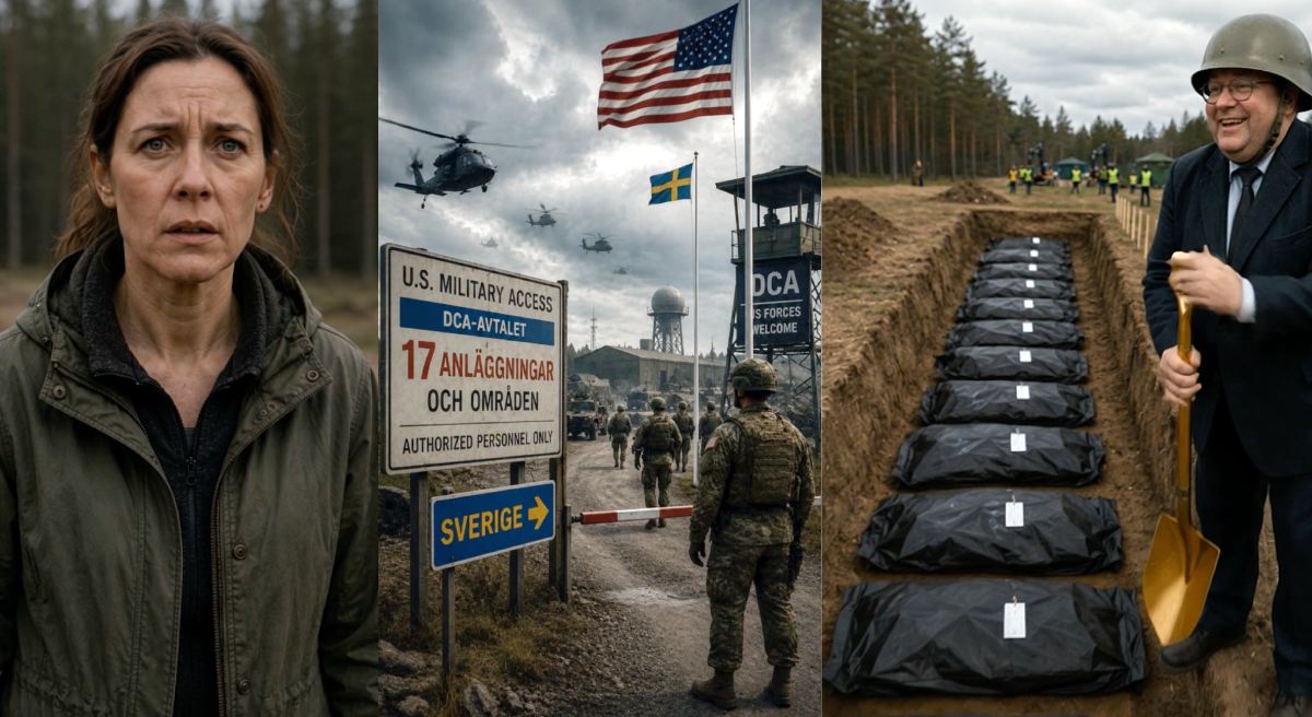 NATO-Sverige tränar på att gräva massgravar