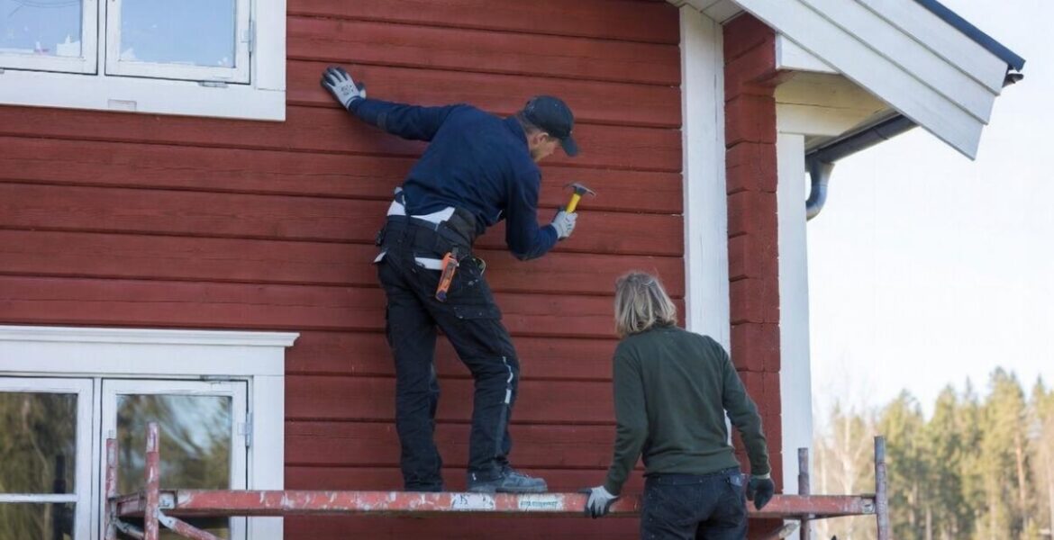 Tilläggsisolering och renovering av yttervägg