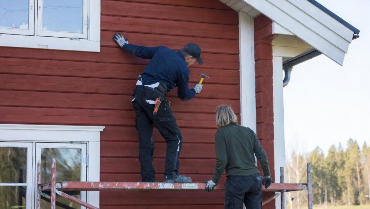 Tilläggsisolering och renovering av yttervägg