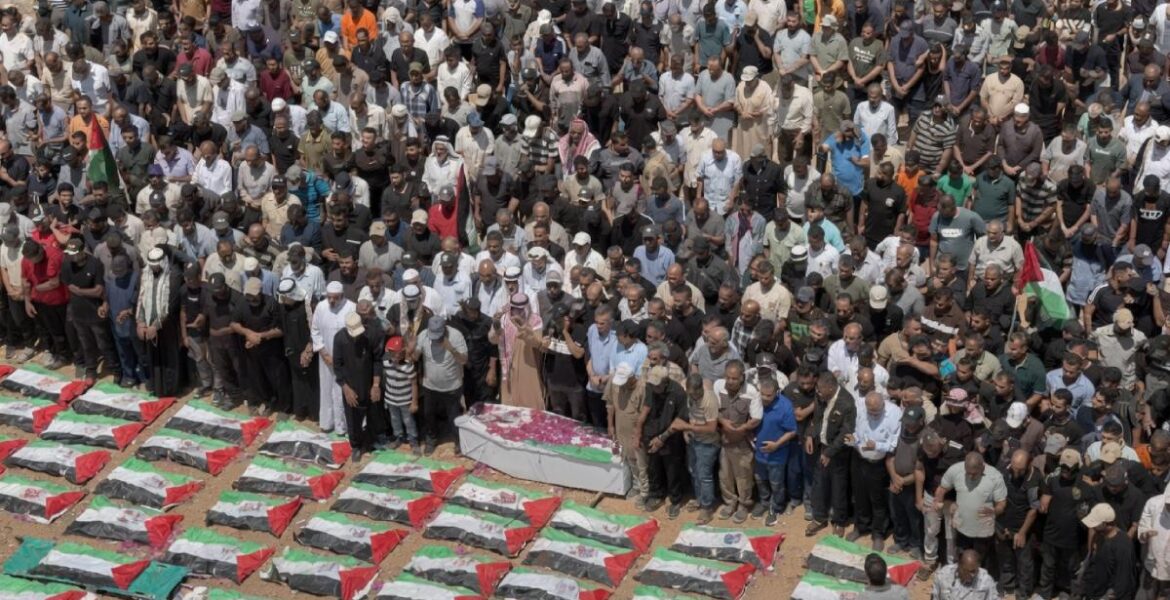 Massbegravning i Gaza, 4 augusti 2026
