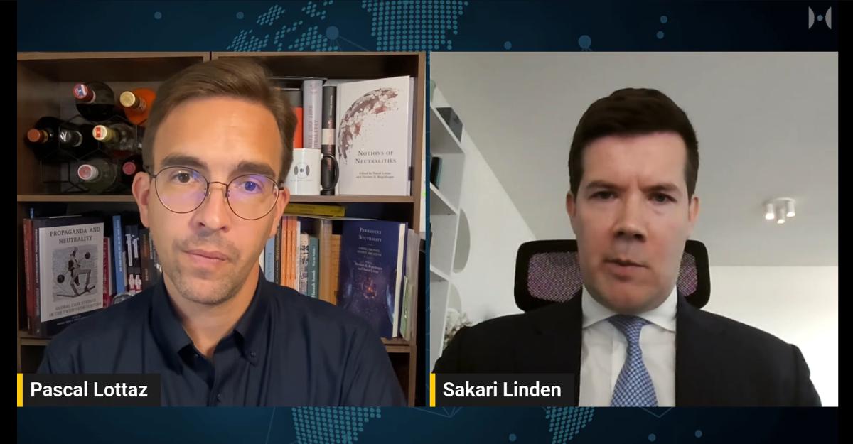 Pascal Lottaz intervjuade Sakari Linden