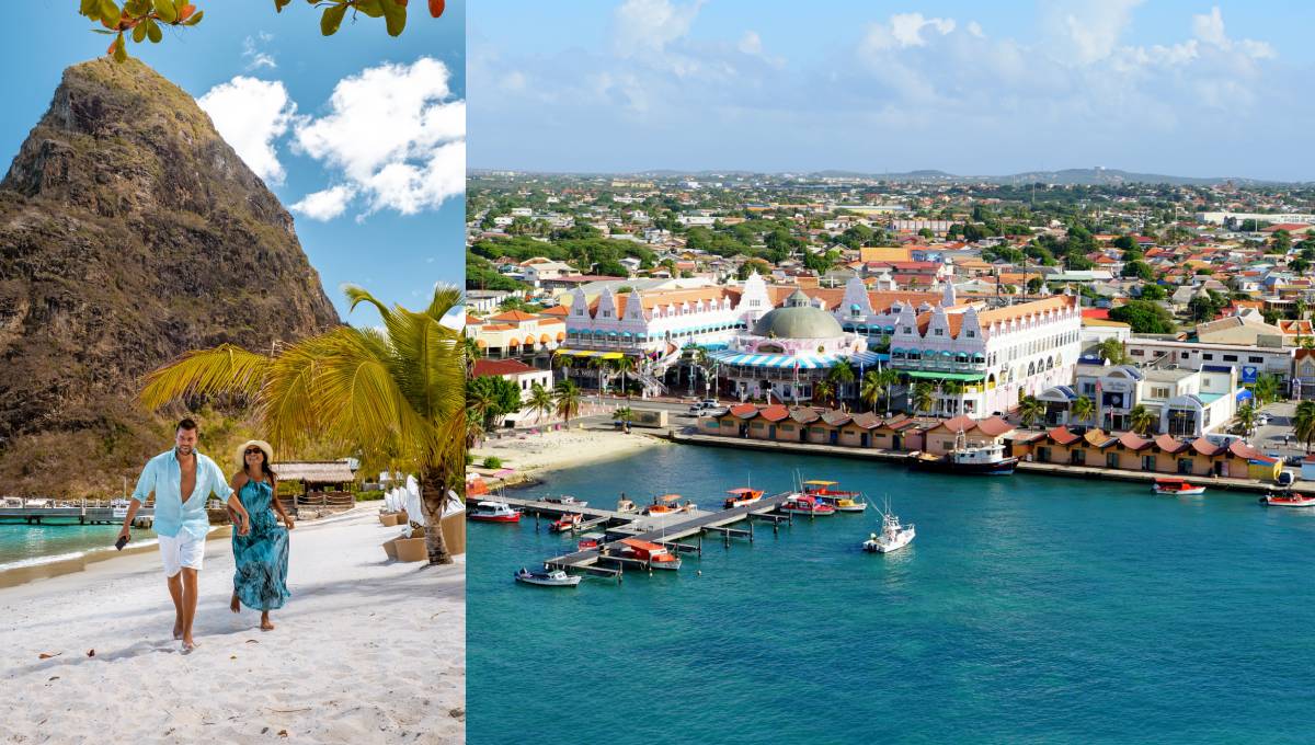 Saint Lucia och Aruba