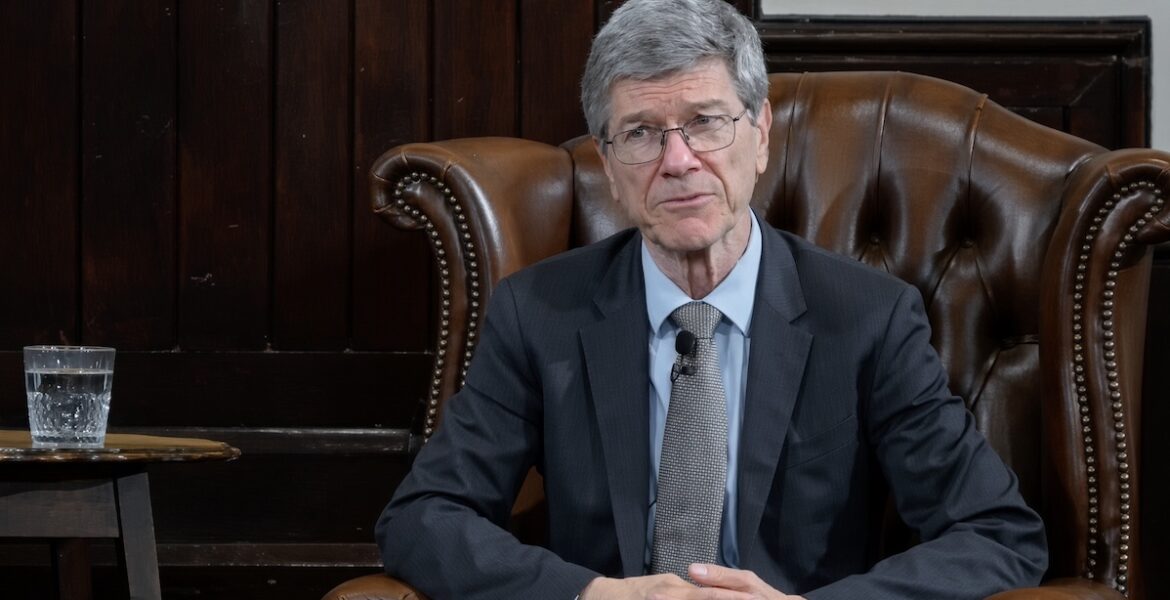 Professor Jeffrey Sachs at Columbia University