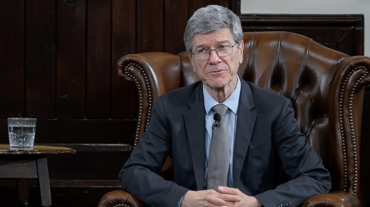 Professor Jeffrey Sachs at Columbia University