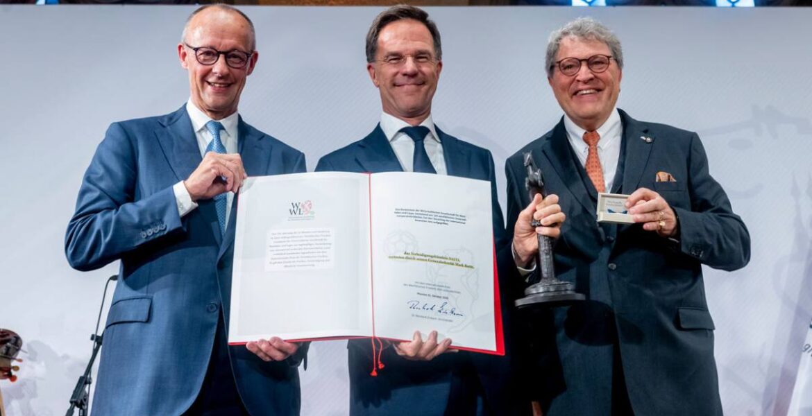 NATO:s generalsekreterare Mark Rutte fick fredspris 2026