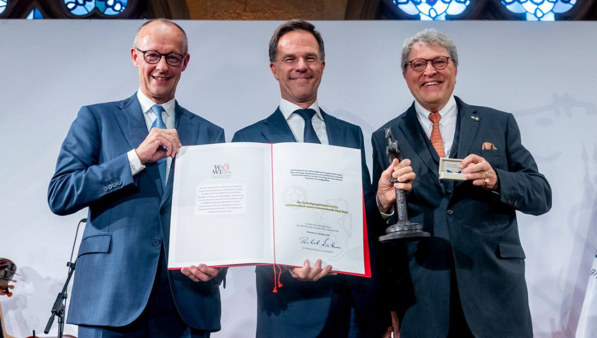 NATO:s generalsekreterare Mark Rutte fick fredspris 2026