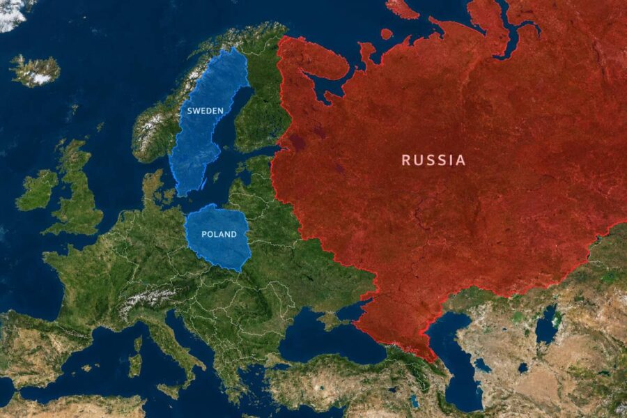 Sweden, Poland and Russia