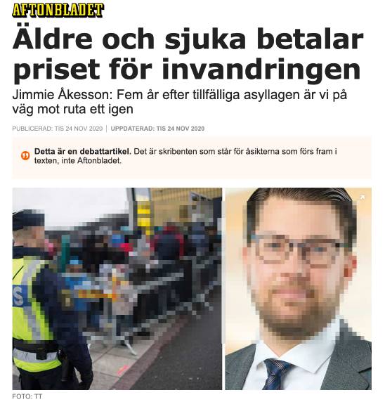 Aftonbladet debatt - Sverigedemokraterna