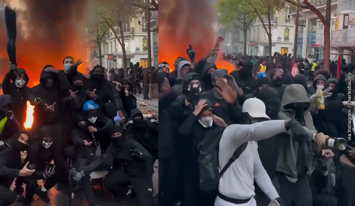 Looters in Paris, October 2026
